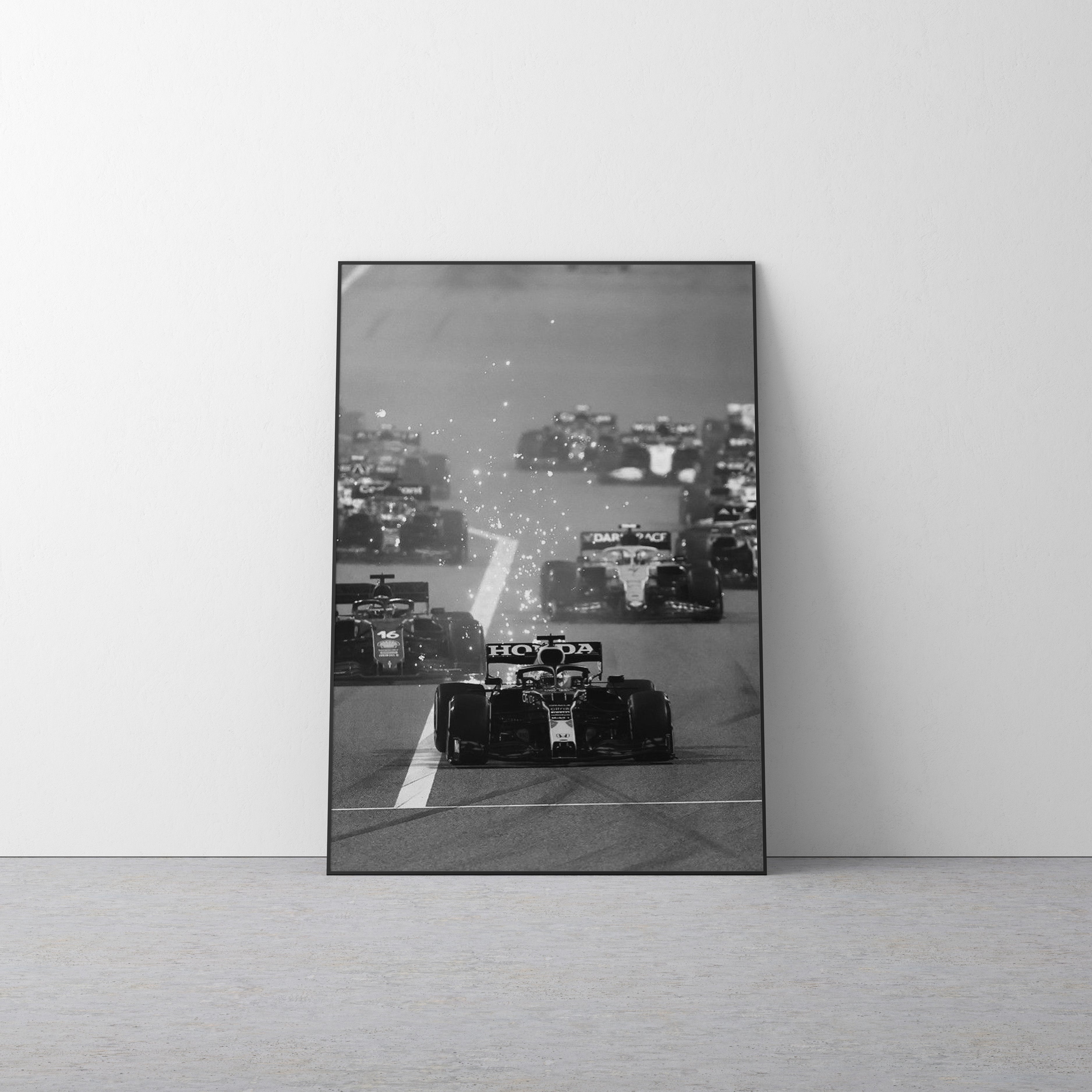 Redbull 'Black and White' Canvas
