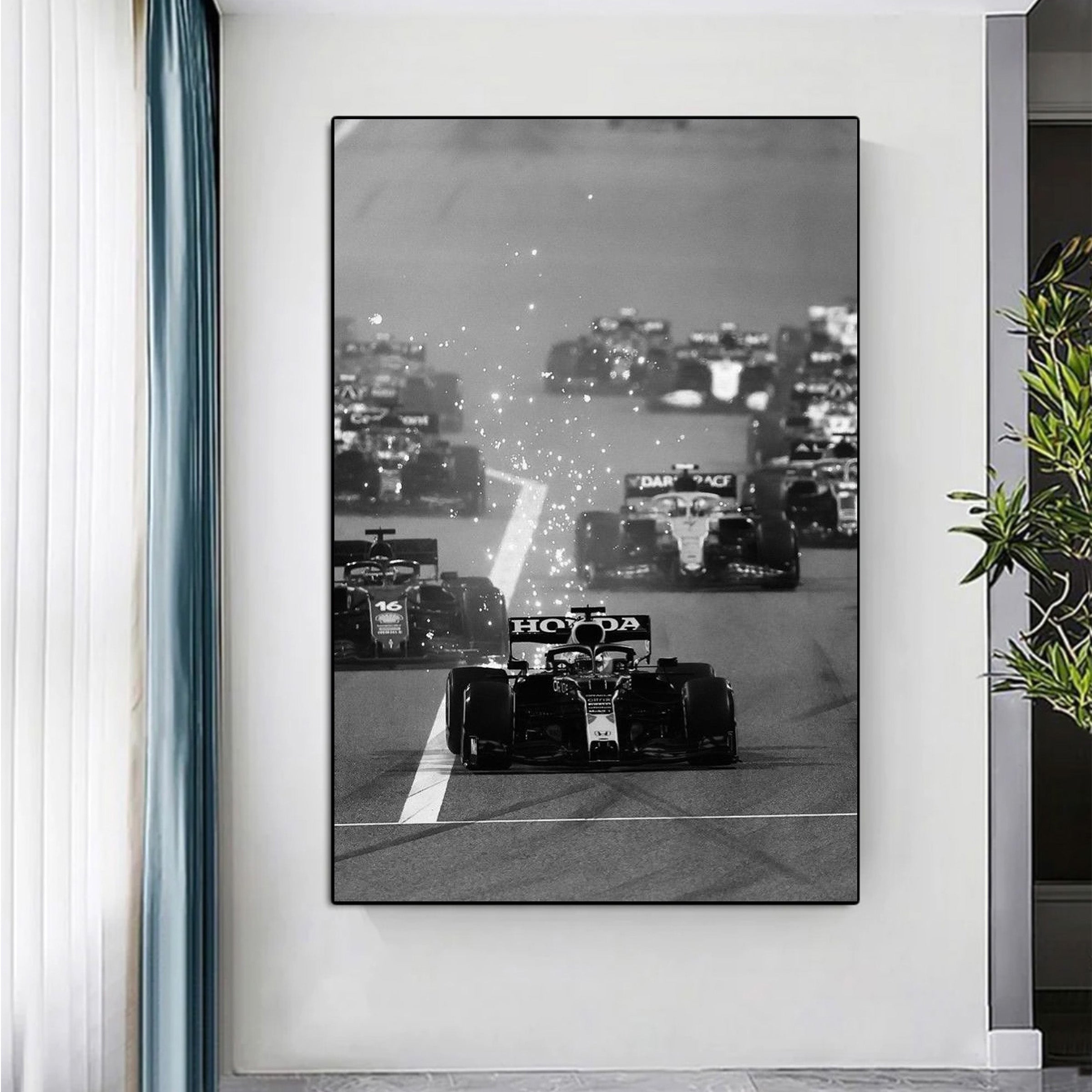 Redbull 'Black and White' Canvas