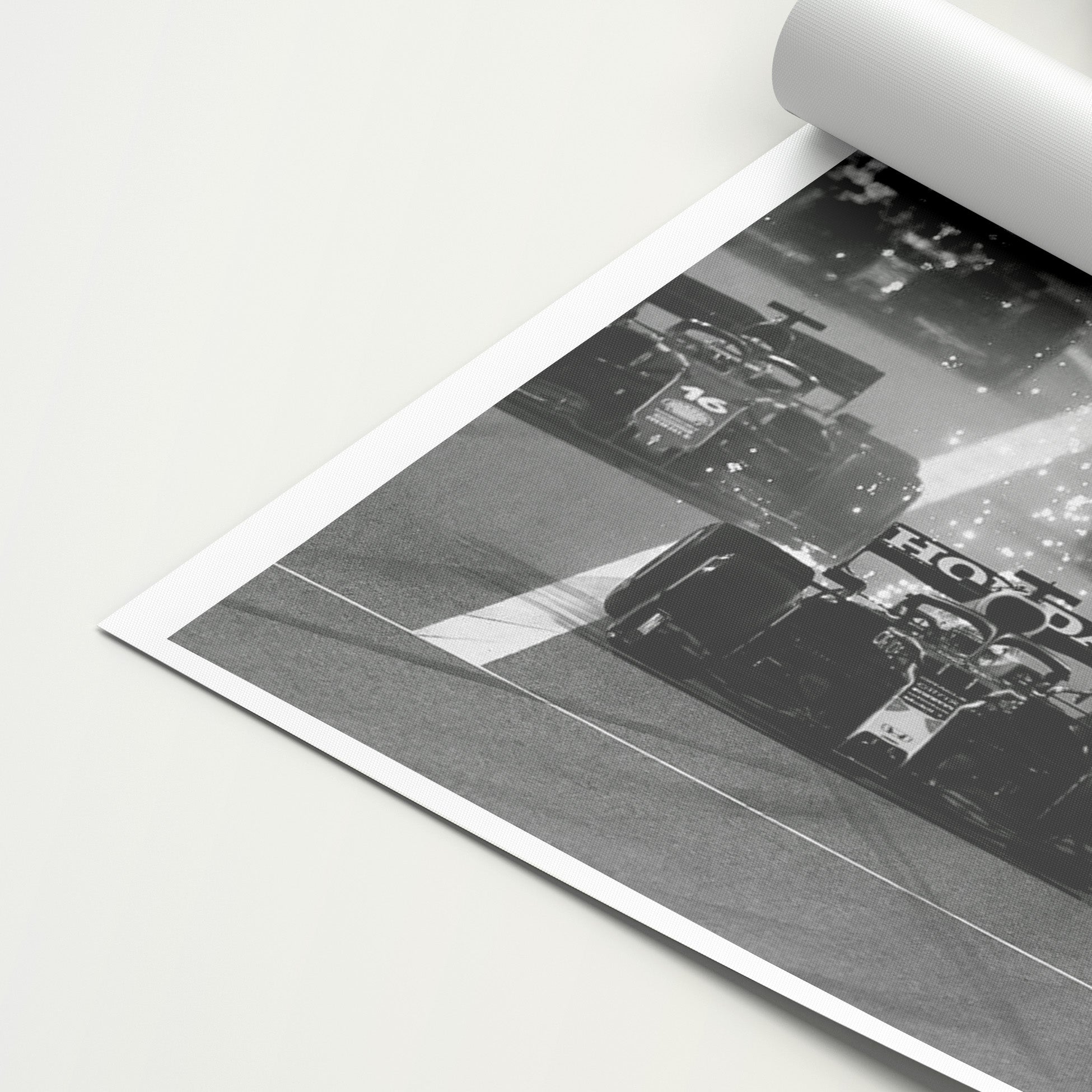 Redbull 'Black and White' Canvas