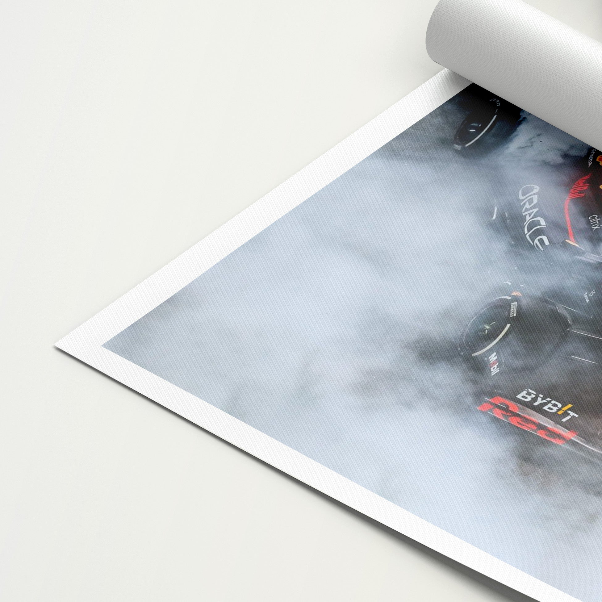 Max Verstappen 'Burnout' Canvas