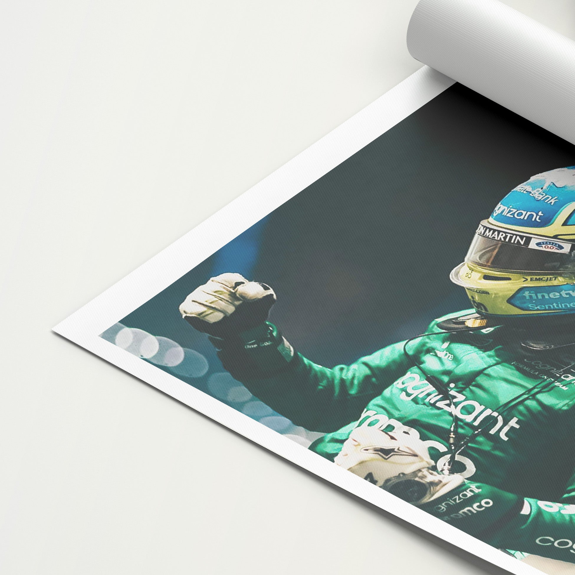 Fernando Alonso 'Champion' Canvas