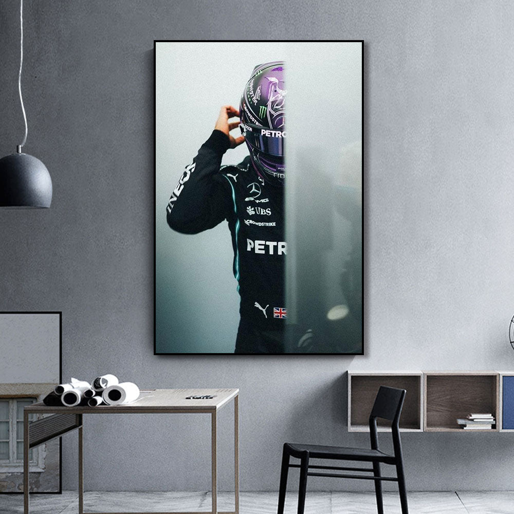 Lewis Hamilton 'GOAT' Canvas