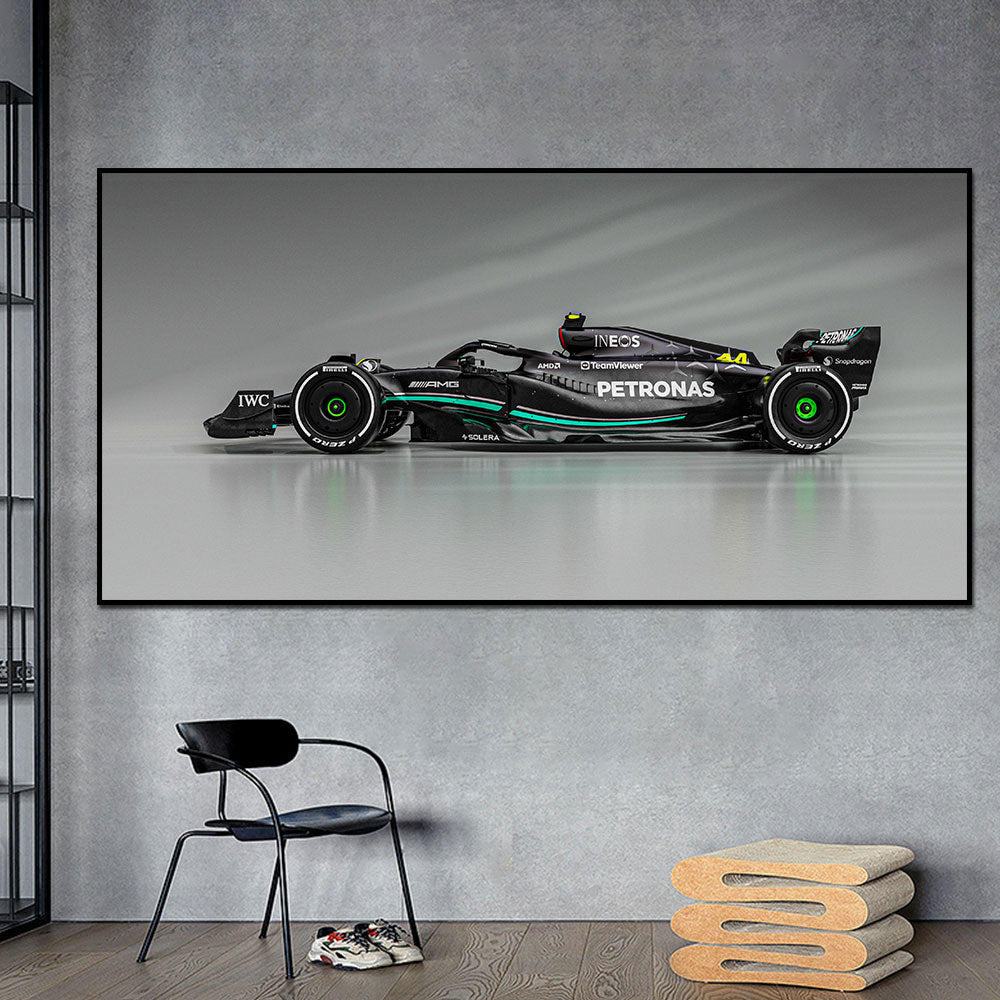 Lewis Hamilton 'W14' Car Canvas