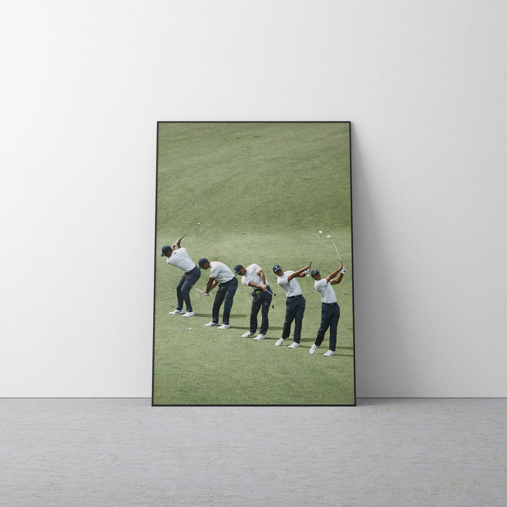 Tiger Woods 'Motion' Canvas