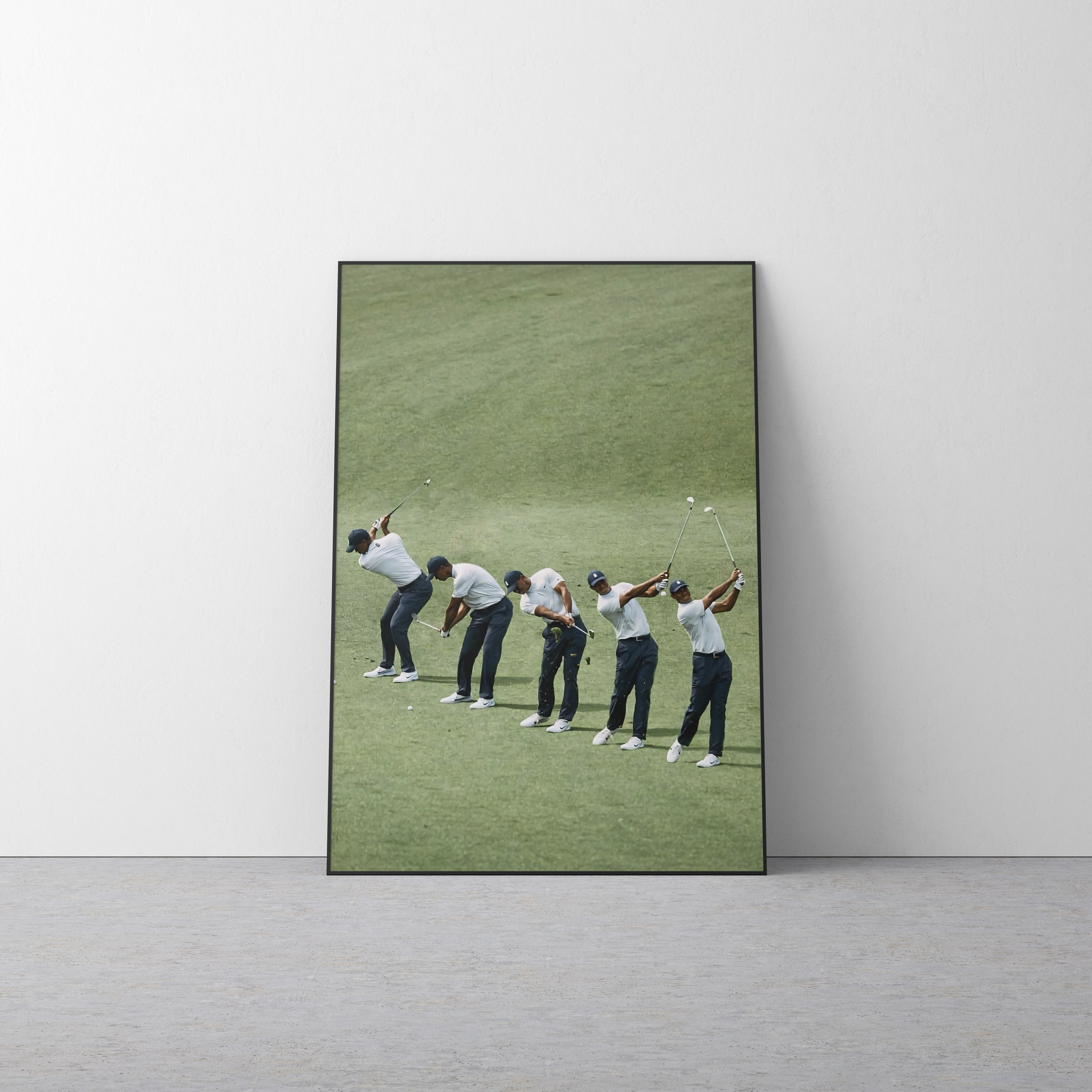 Tiger Woods 'Motion' Canvas