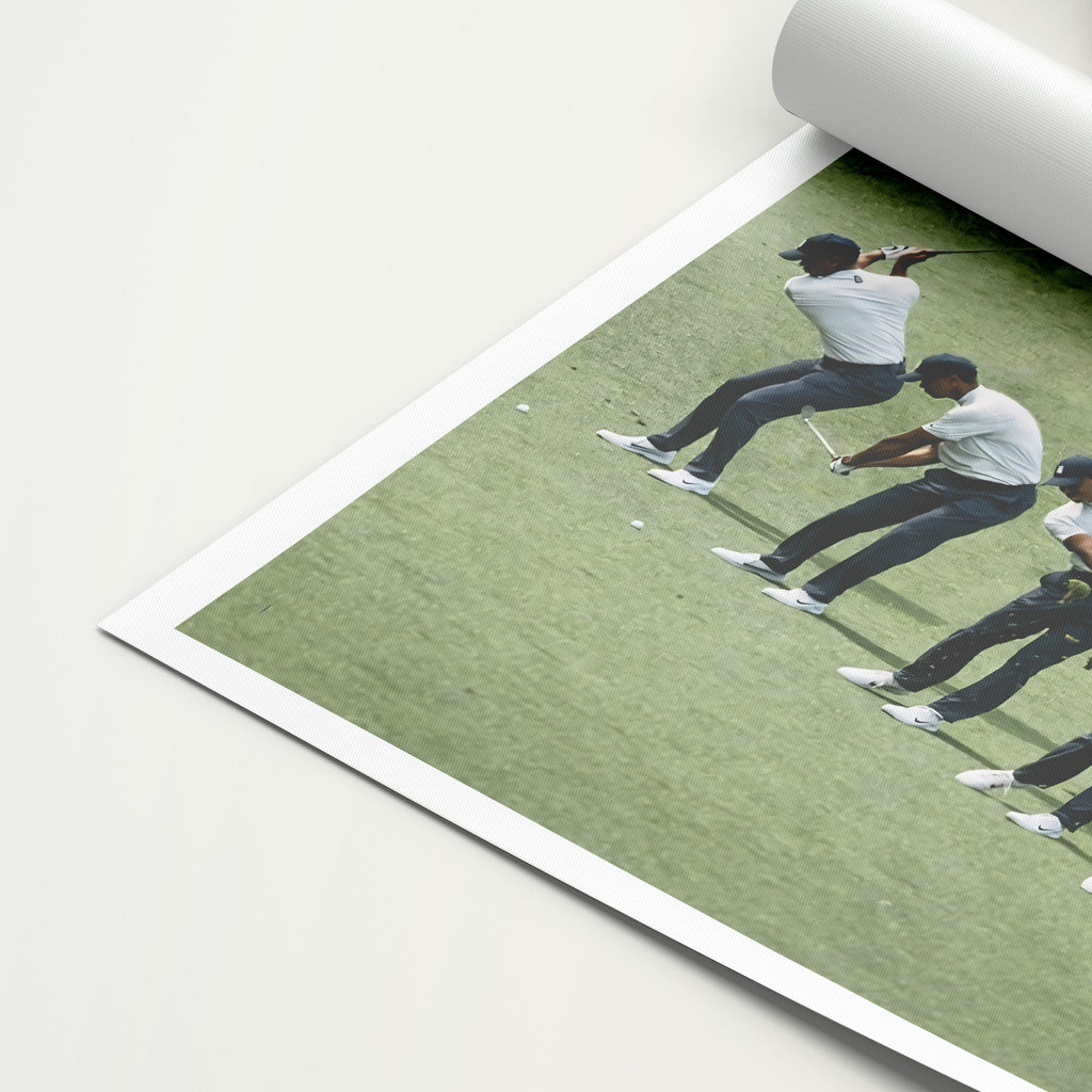 Tiger Woods 'Motion' Canvas