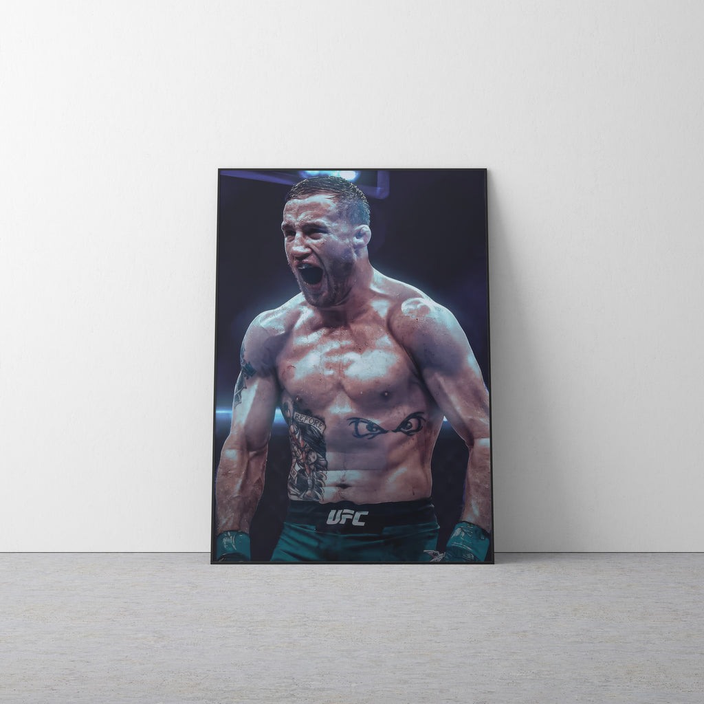 Justin Gaethje 'Chaos' Canvas