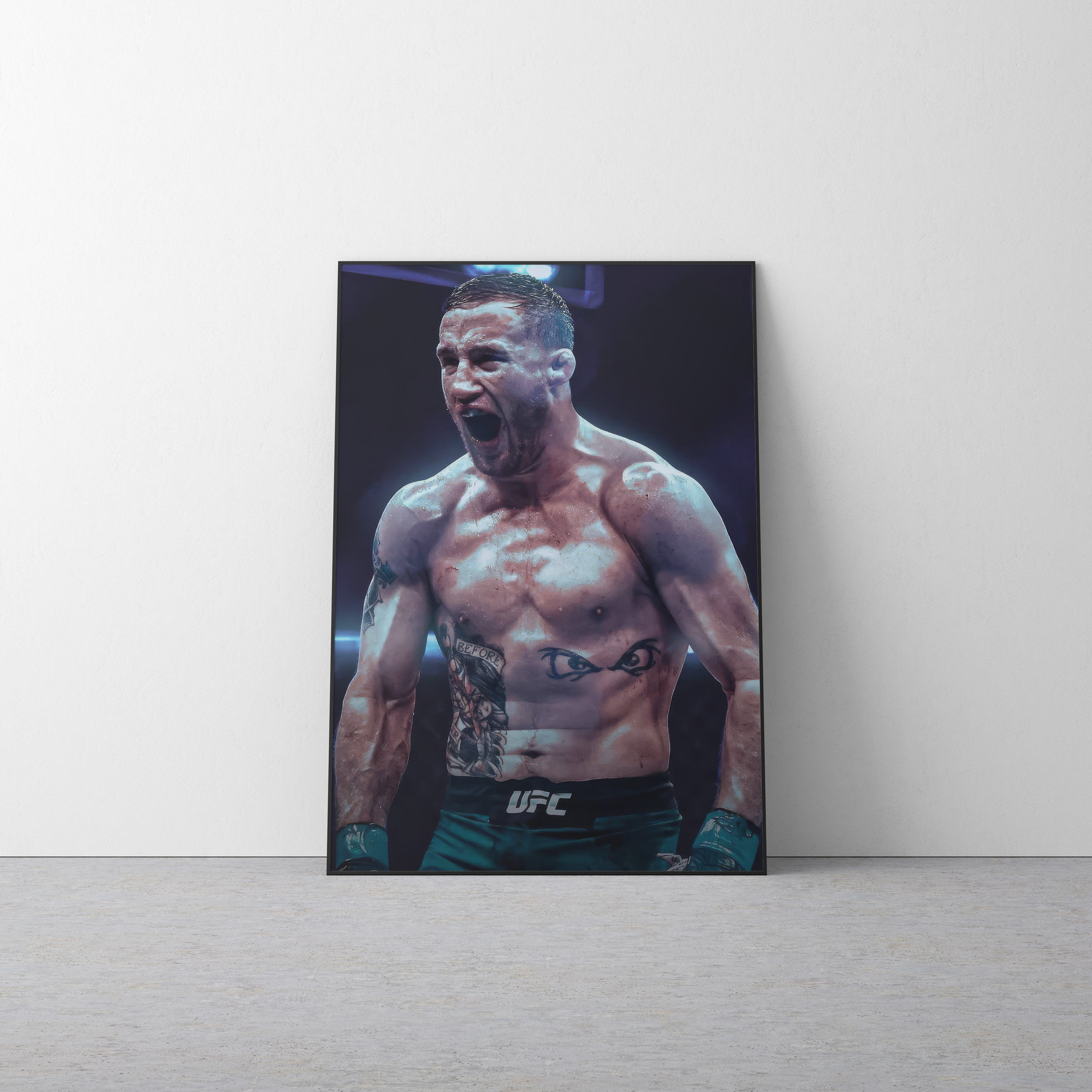 Justin Gaethje 'Chaos' Canvas