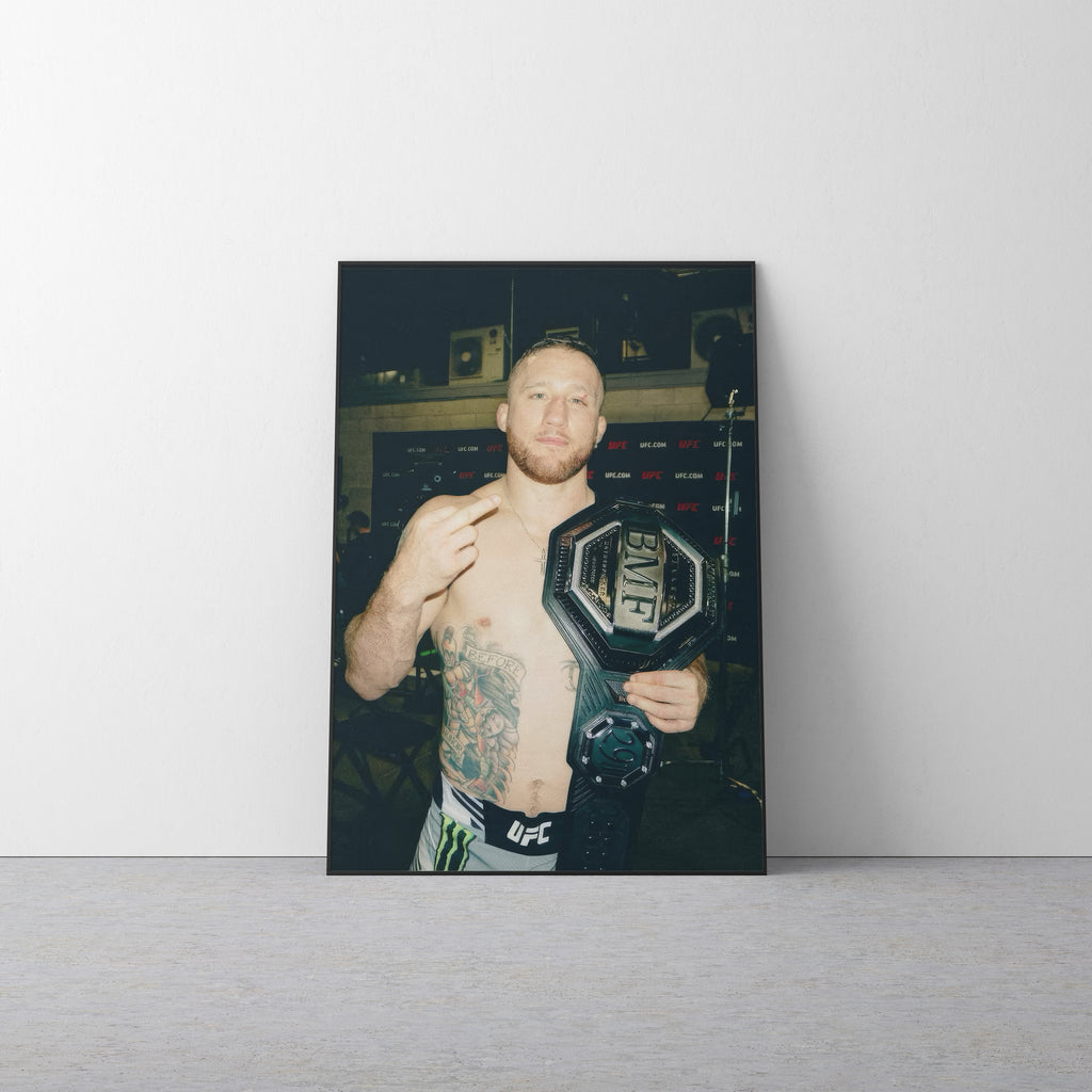 Justin Gaethje 'Bird' Canvas