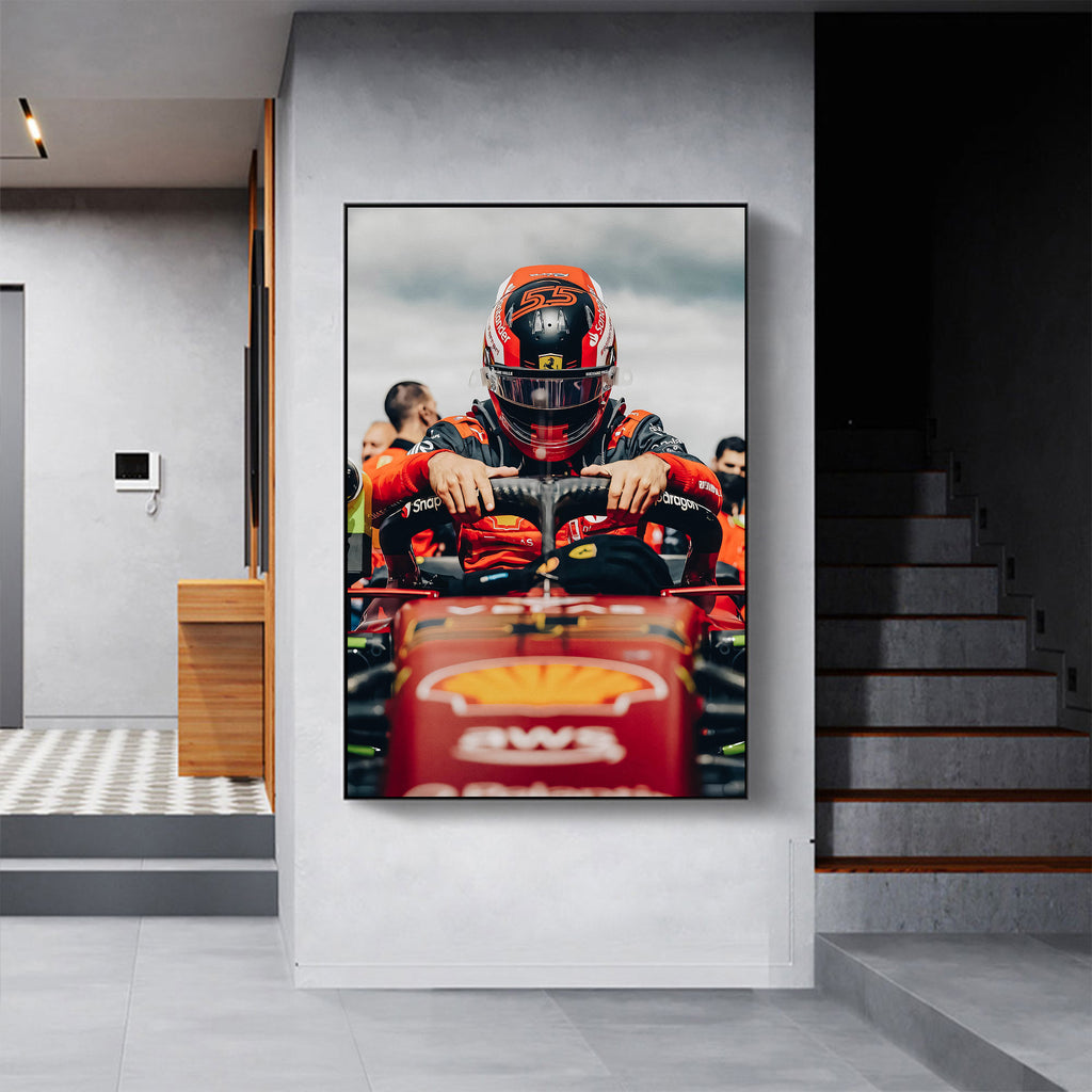 Carlos Sainz 'Race Day' Canvas