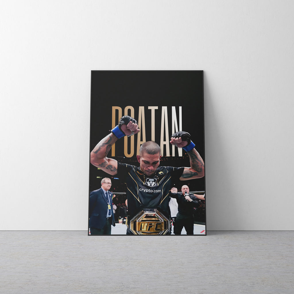 Alex Pereira 'Poatan' Canvas