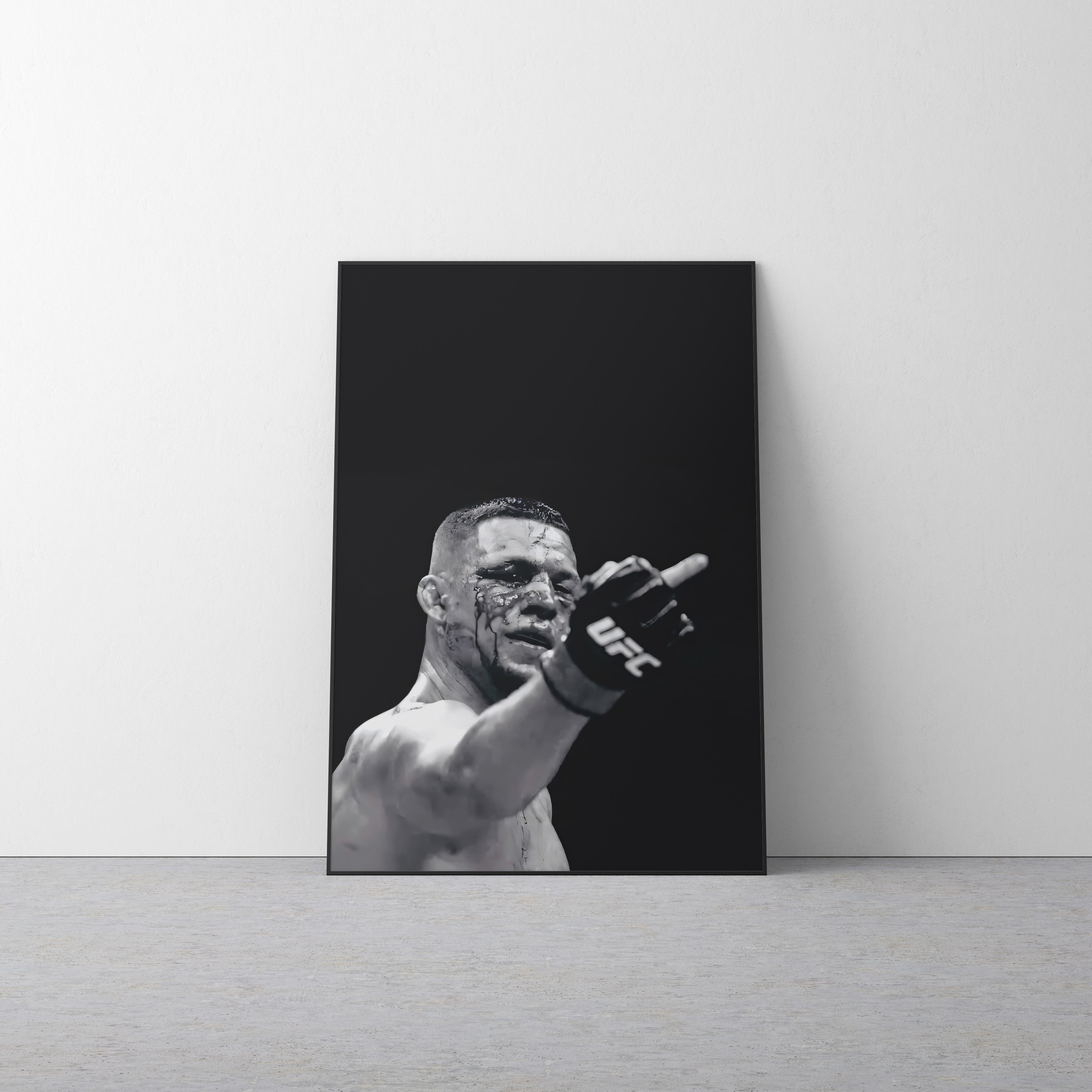 Nate Diaz 'Finger' Canvas