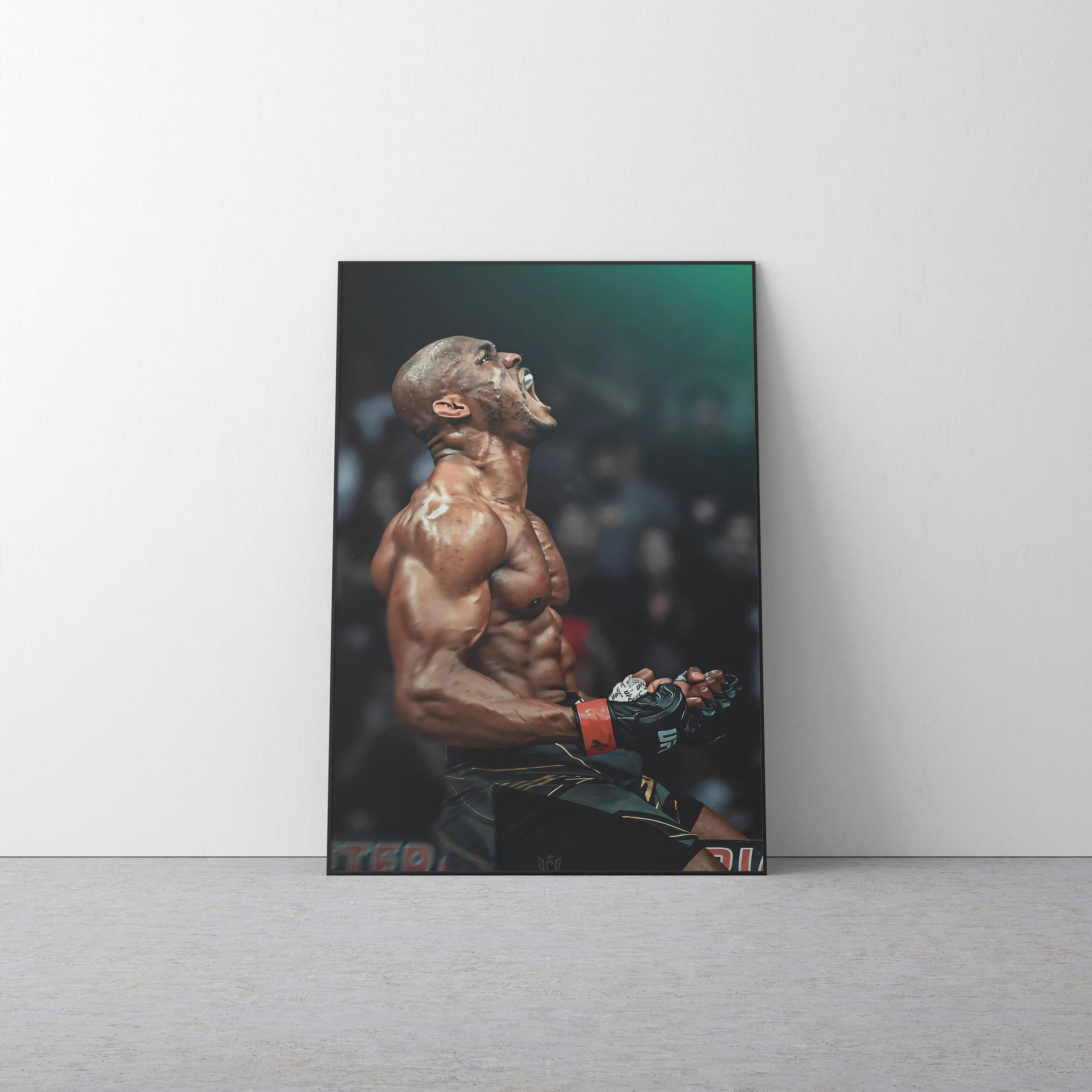 Kamaru Usman 'On Top' Canvas