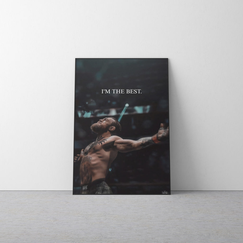 Conor Mcgregor 'The Best' Canvas