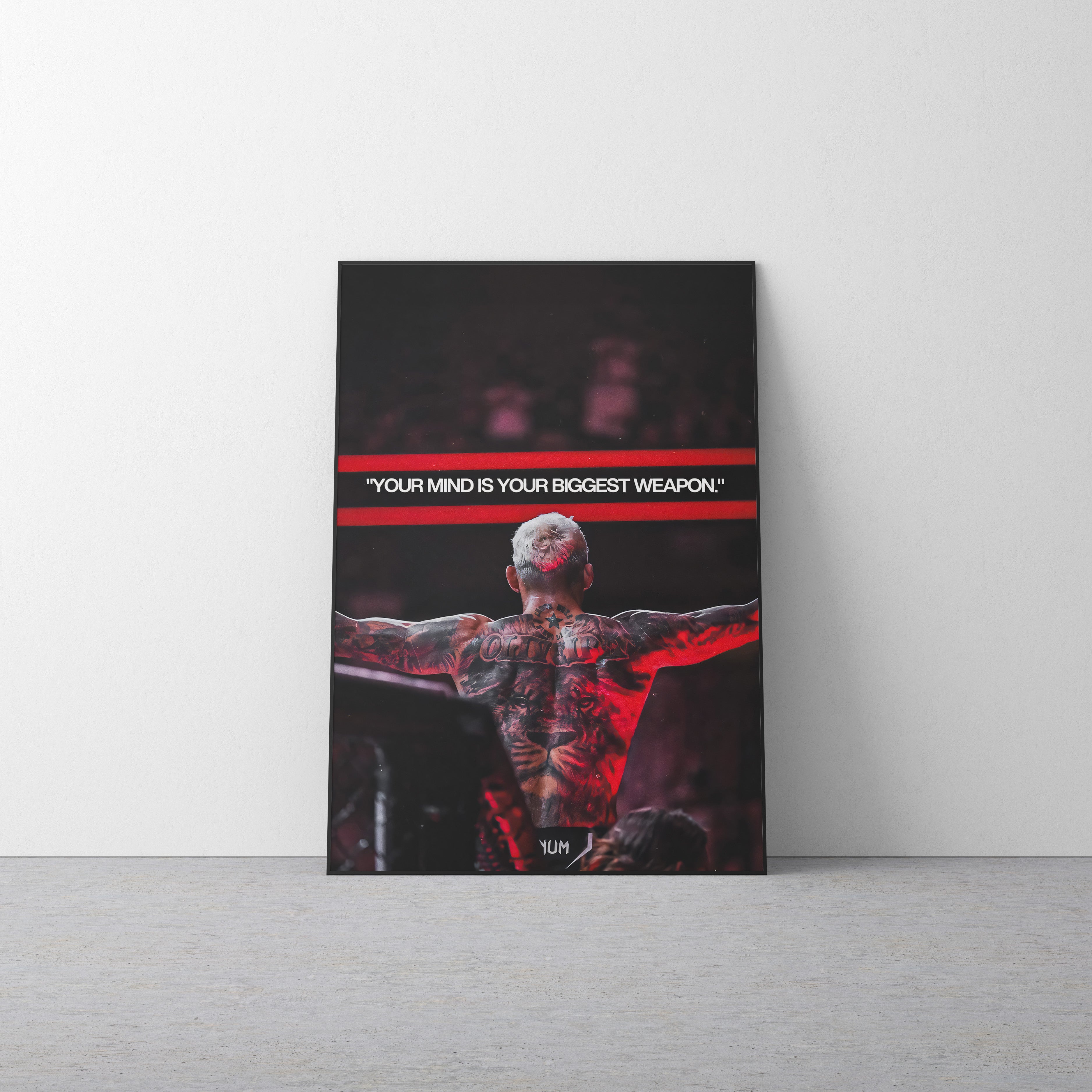 Charles Oliveira 'Mind' Canvas