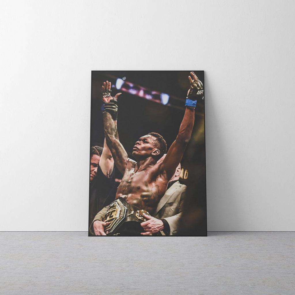 Izzy Adesanya 'Victory' Canvas