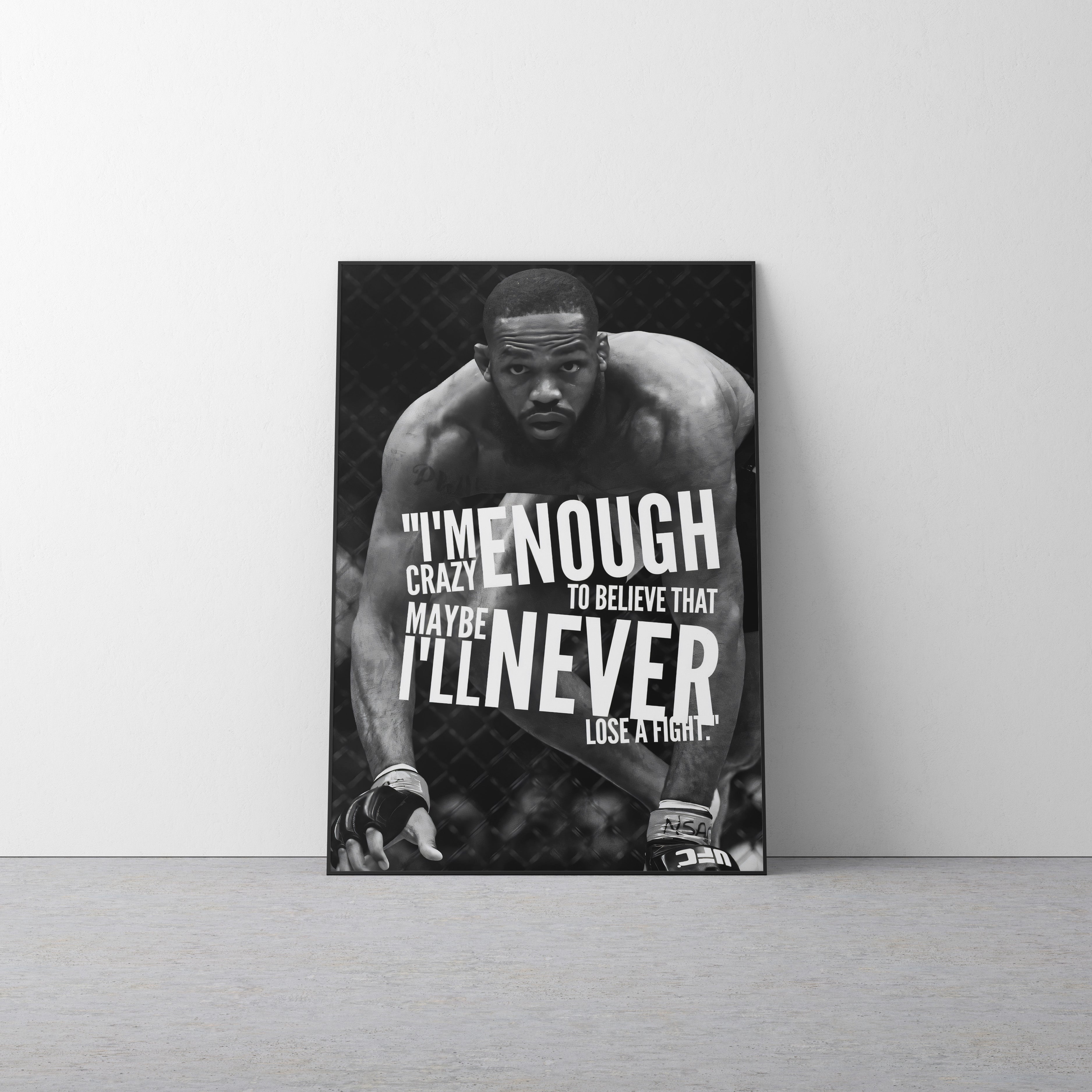 Jon Jones 'Crazy' Canvas