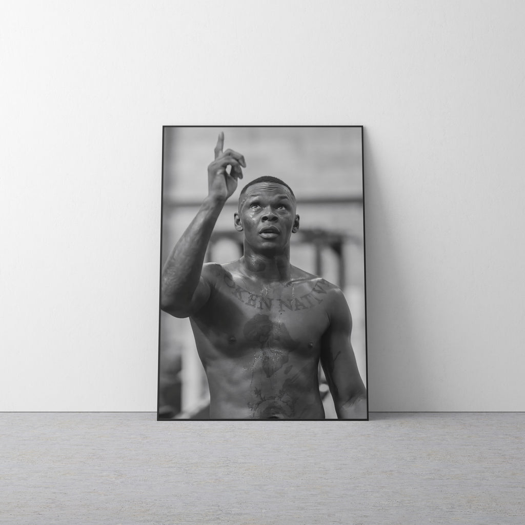 Izzy Adesanya '1' Canvas