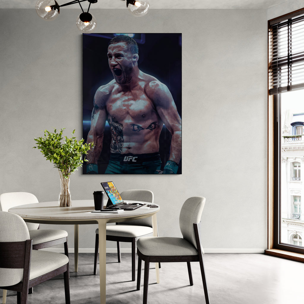 Justin Gaethje 'Chaos' Canvas