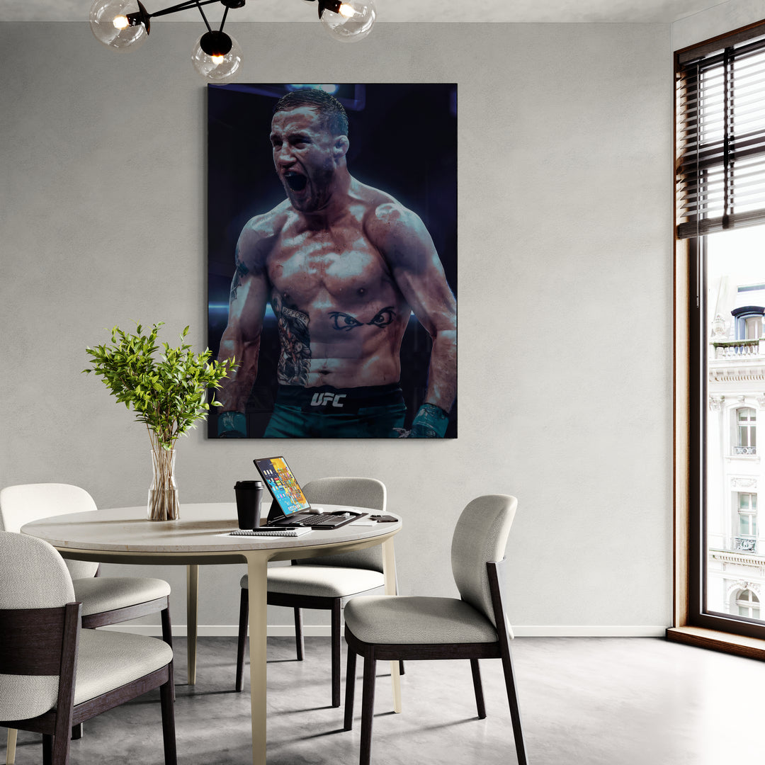 Justin Gaethje 'Chaos' Canvas