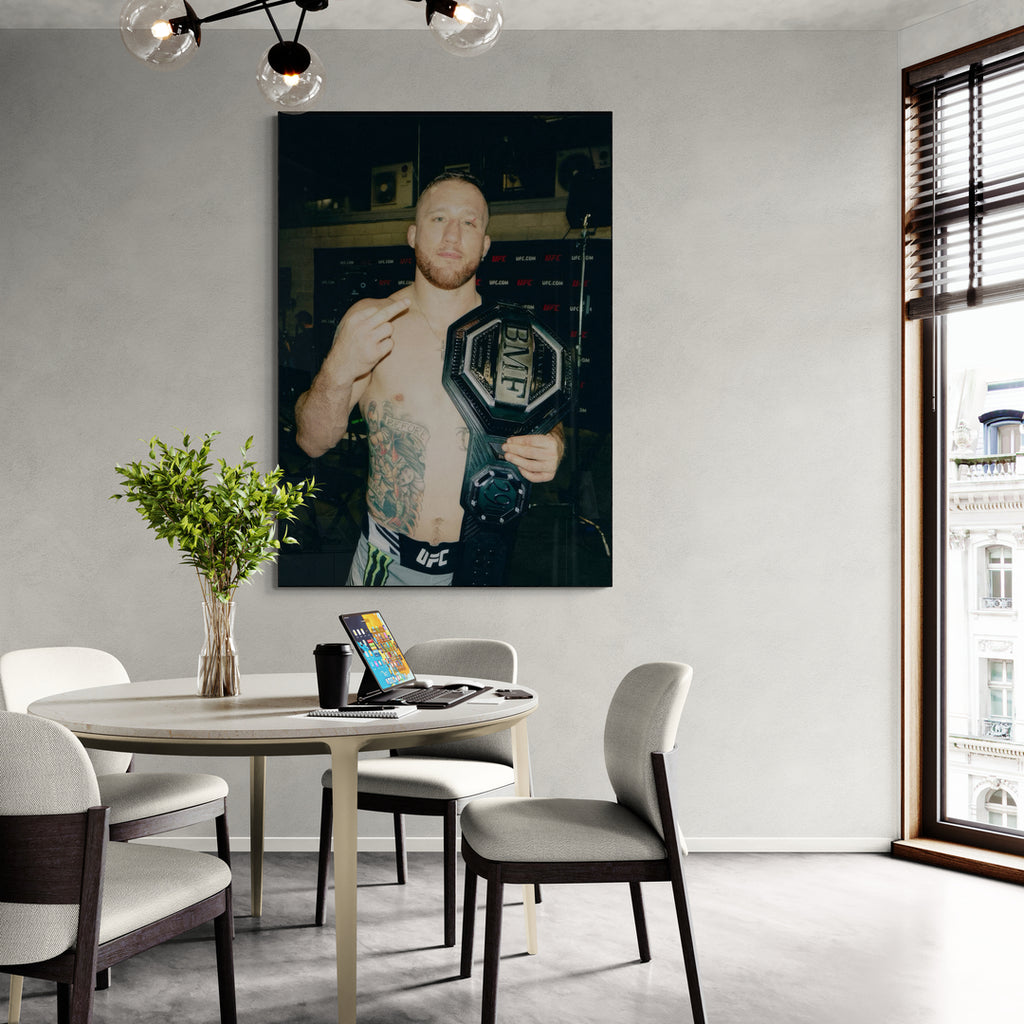 Justin Gaethje 'Bird' Canvas