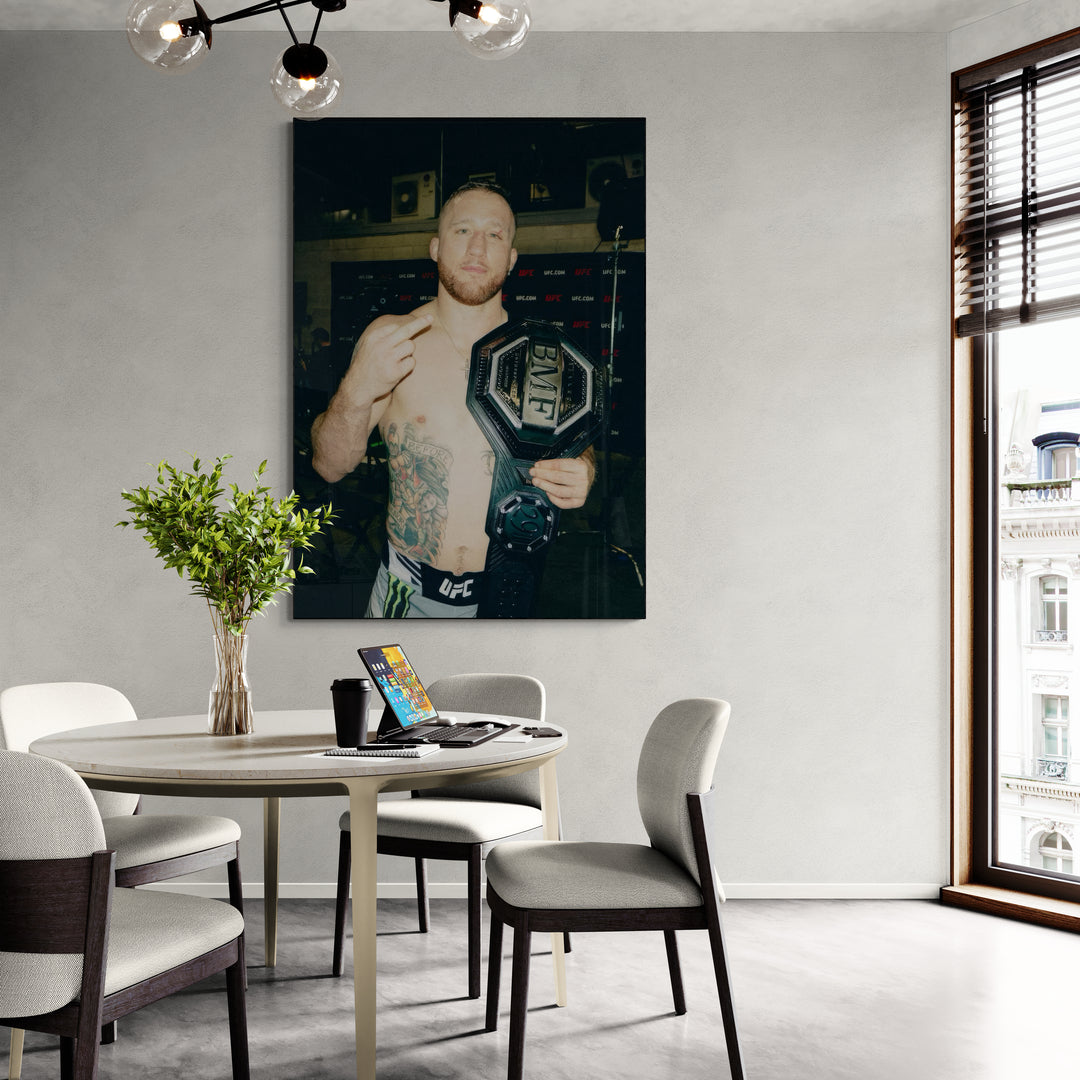 Justin Gaethje 'Bird' Canvas