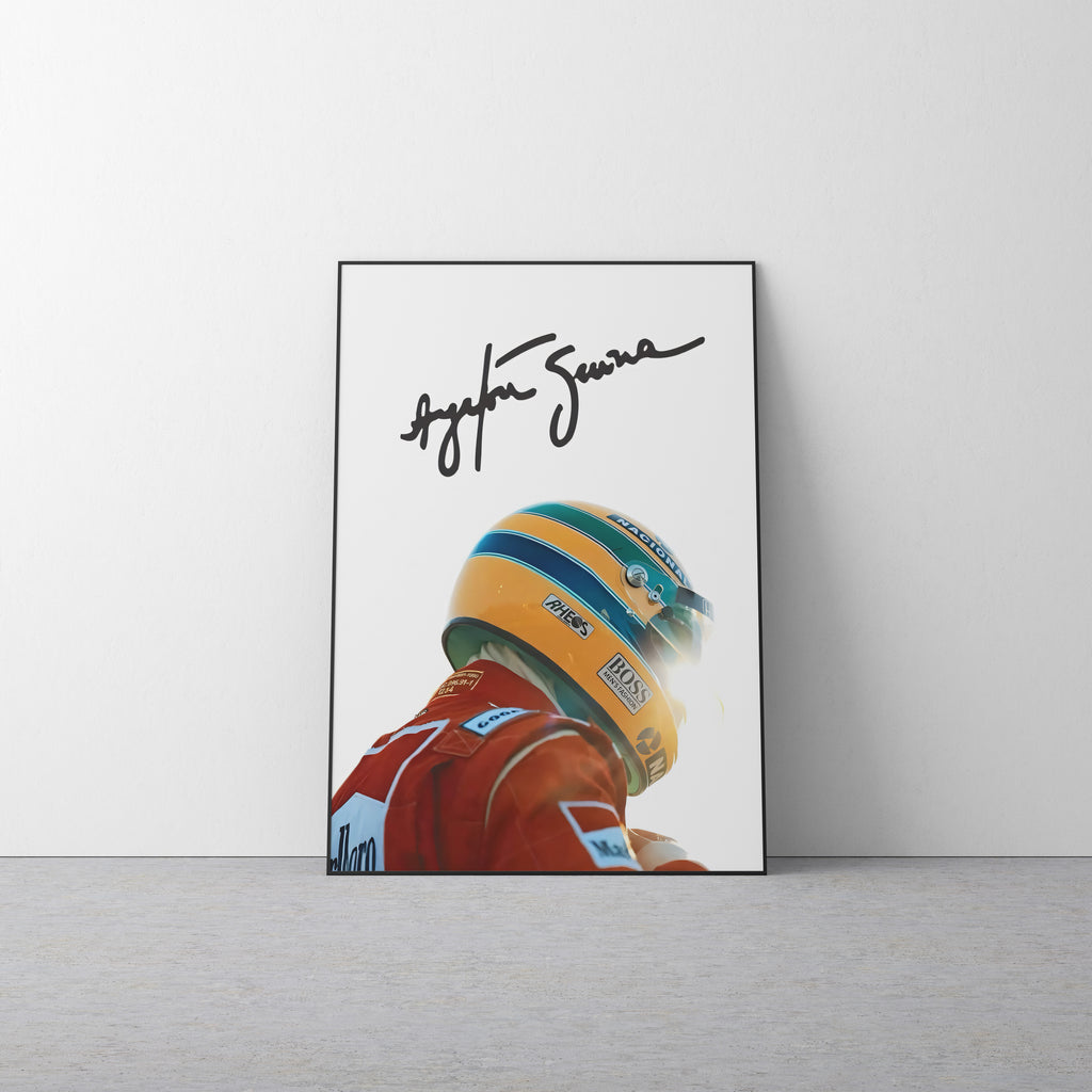 Ayrton Senna 'Sun' Canvas