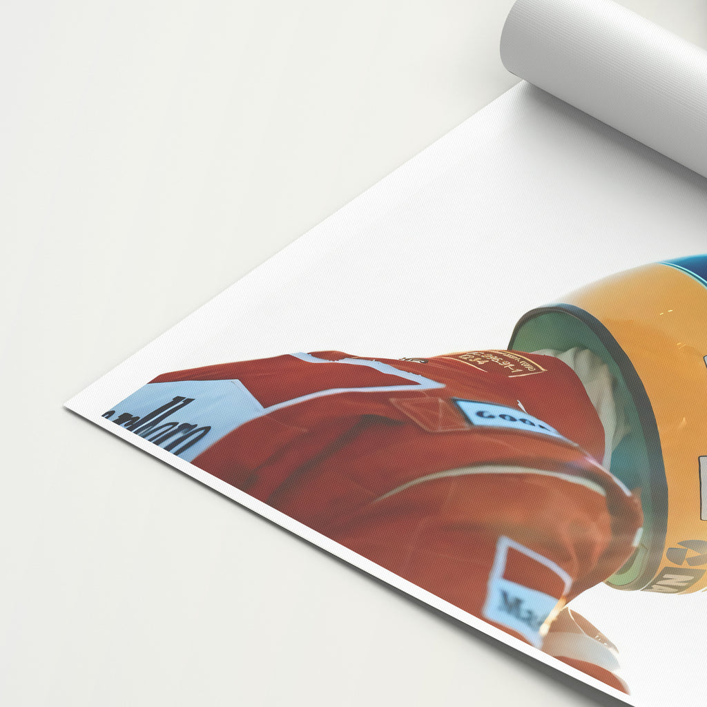 Ayrton Senna 'Sun' Canvas