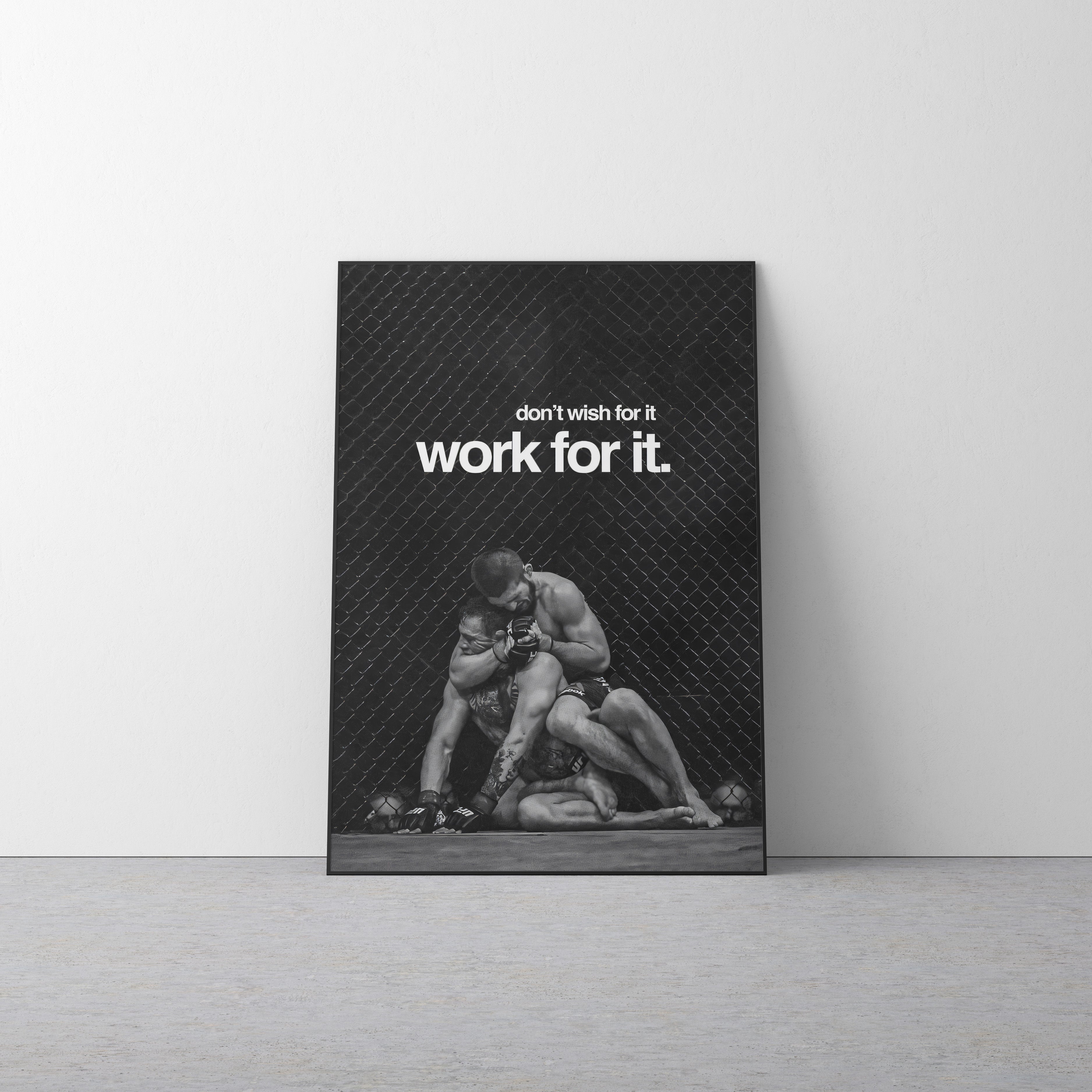 Khabib Nurmagomedov 'Work' Canvas