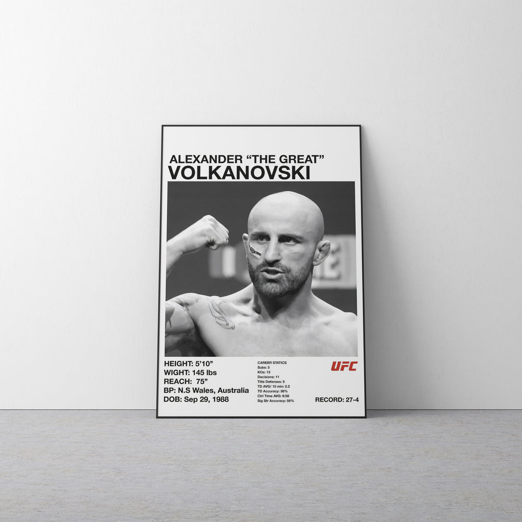 Alexander Volkanovski 'States' Canvas