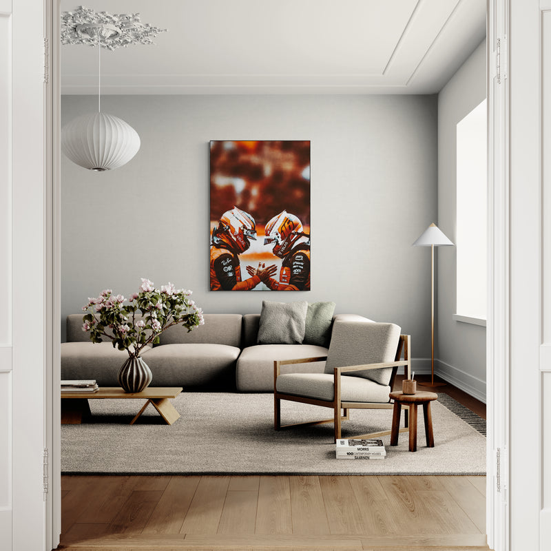 Leclerc and Sainz '2022' Canvas