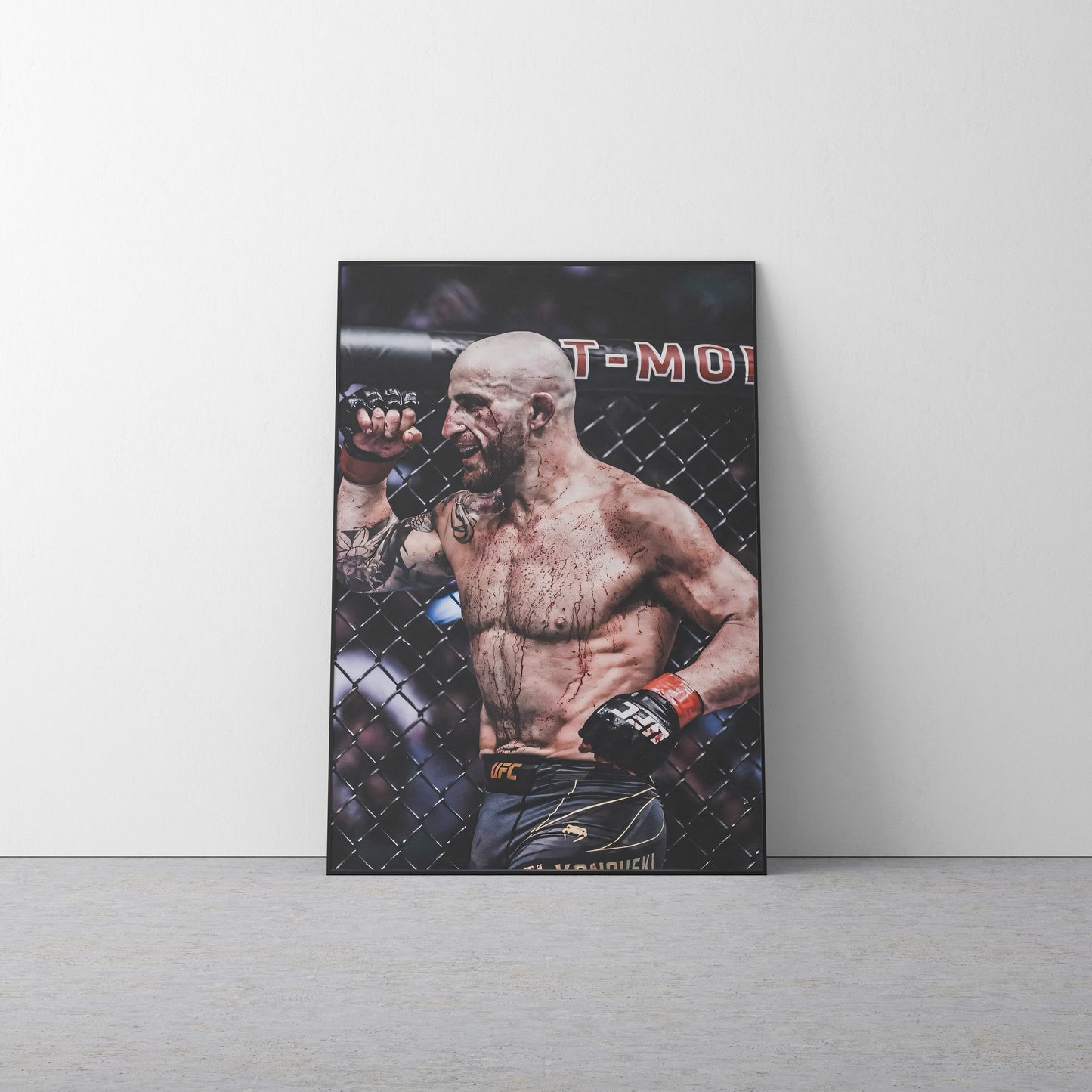 Alex Volkanovski 'Grey' Canvas