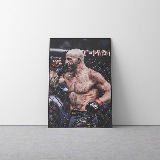 Alex Volkanovski 'Grey' Canvas