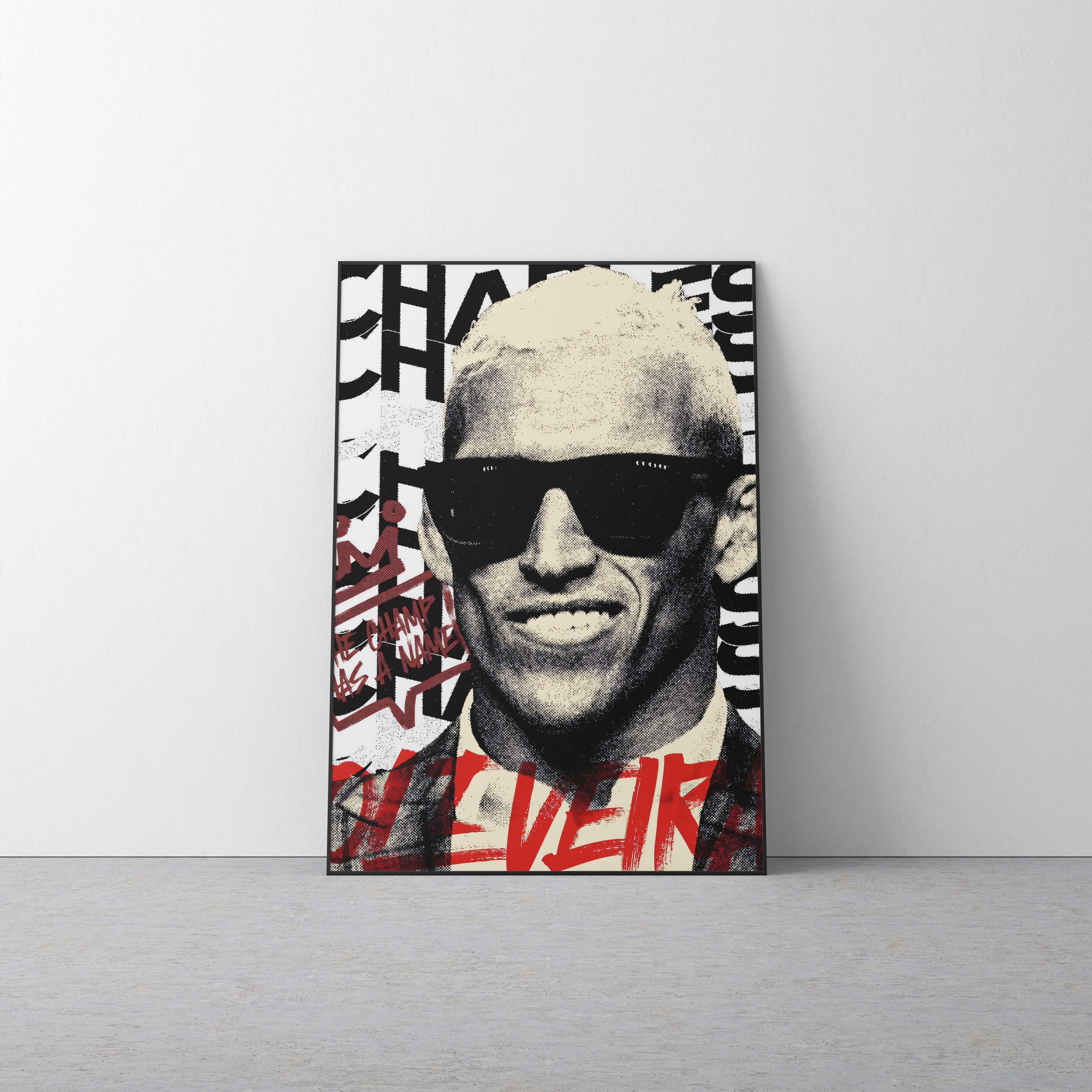 Charles Oliveira 'Pop' Canvas