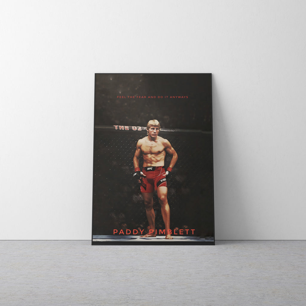Paddy Pimblett 'Feel the Fear' Canvas
