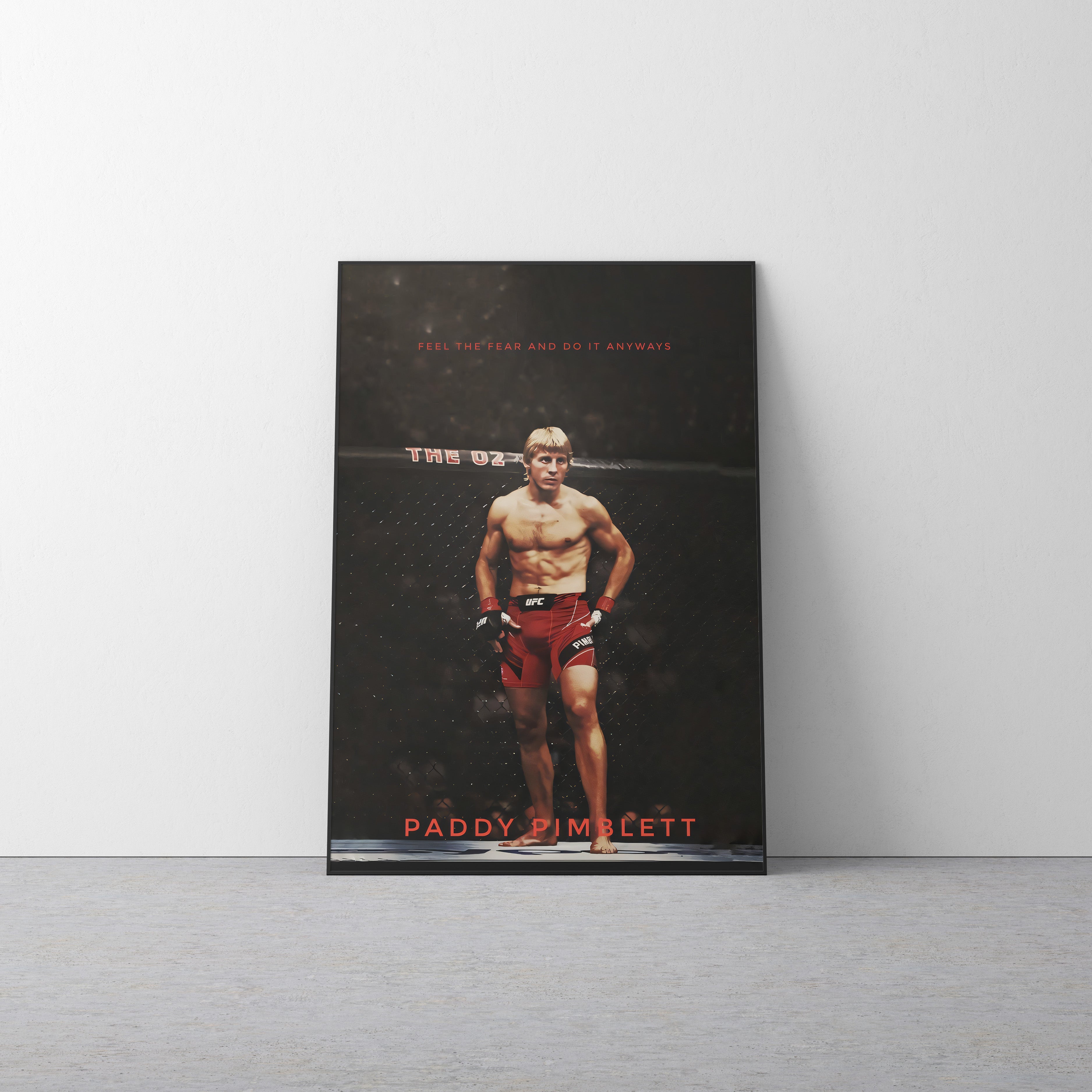 Paddy Pimblett 'Feel the Fear' Canvas