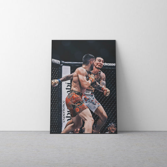 Ilia Topuria, Max Holloway '308' Canvas