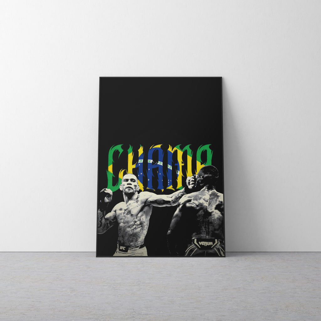 Alex Pereira 'Brazil' Canvas