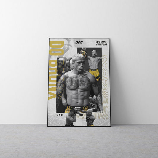 Charles Oliveira 'Bronx' Canvas