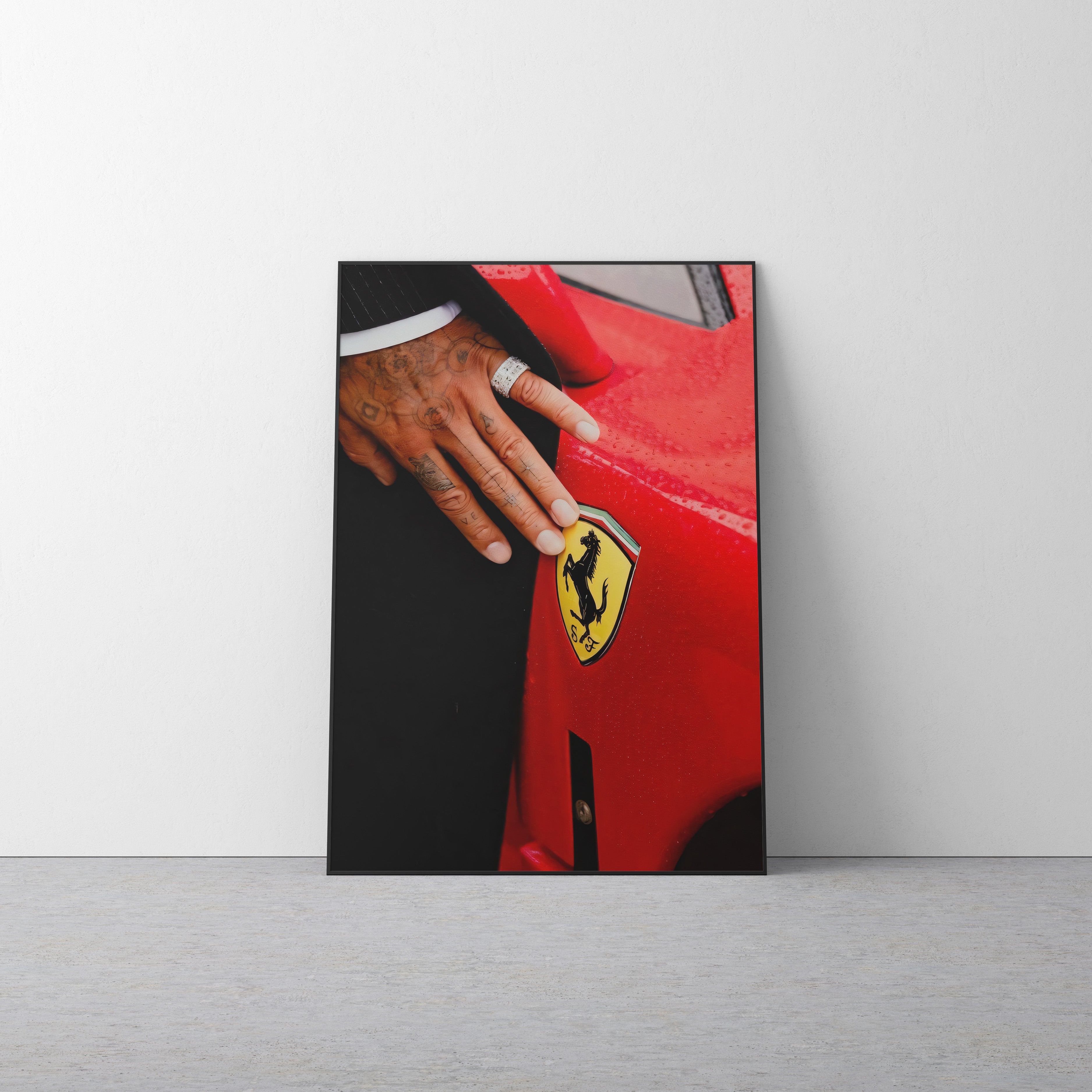 Lewis Hamiton 'Red' Canvas