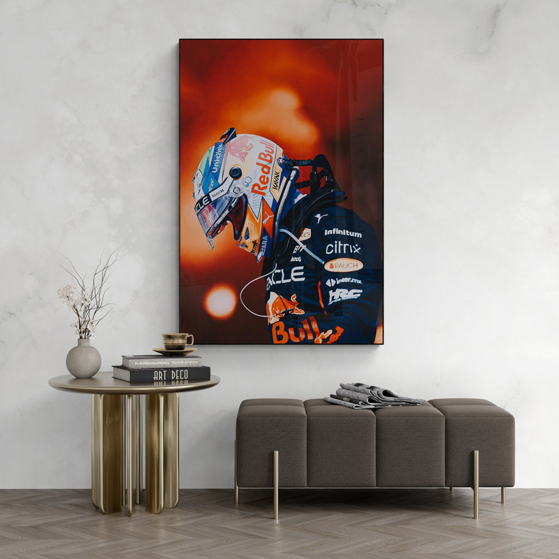 Sergio Perez 'Glow' Canvas