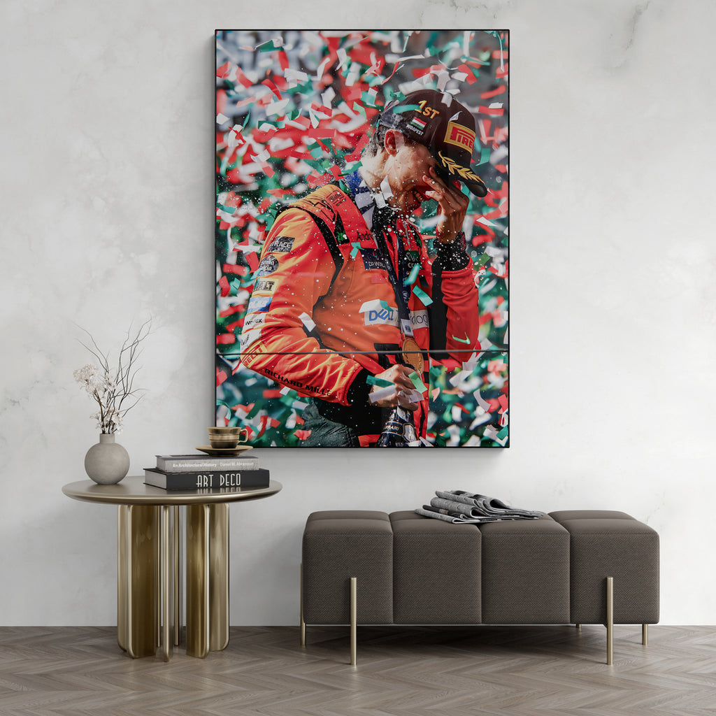 Oscar Piastri 'First' Canvas