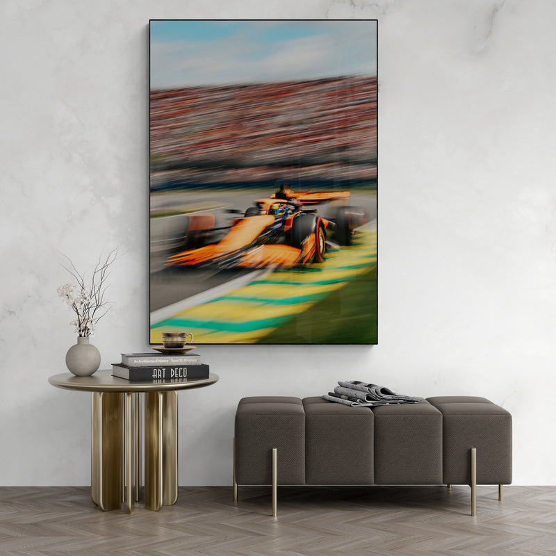 Oscar Piastri 'Blur' Canvas