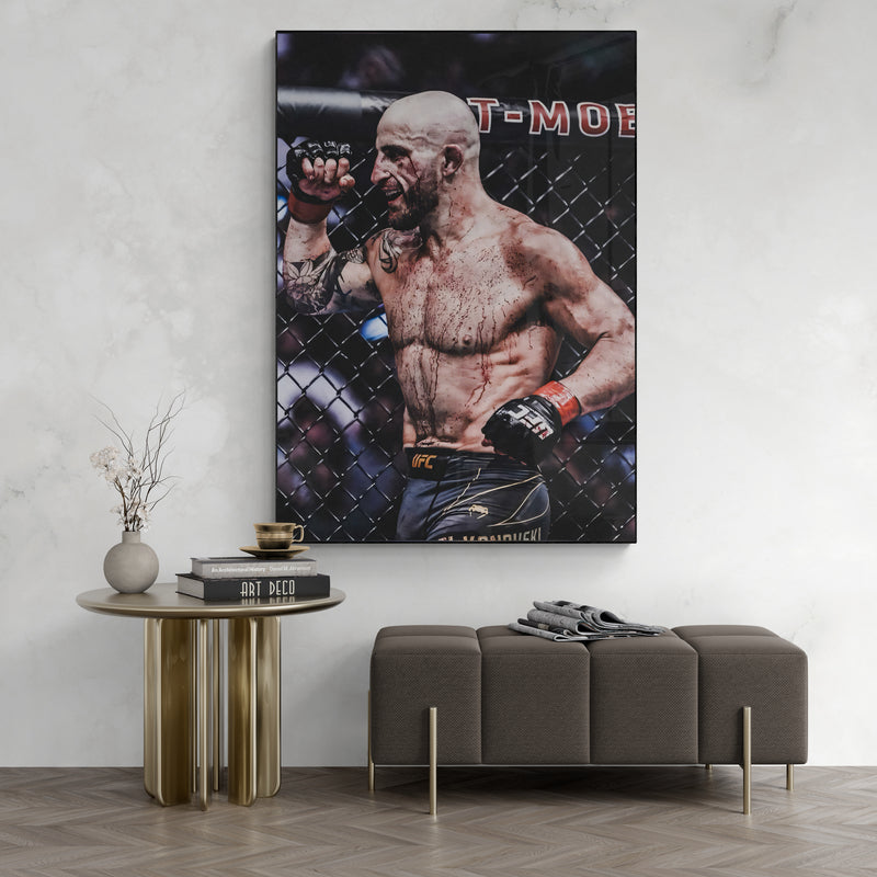 Alex Volkanovski 'Grey' Canvas