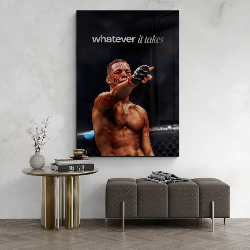Nate Diaz 'Whatever' Canvas