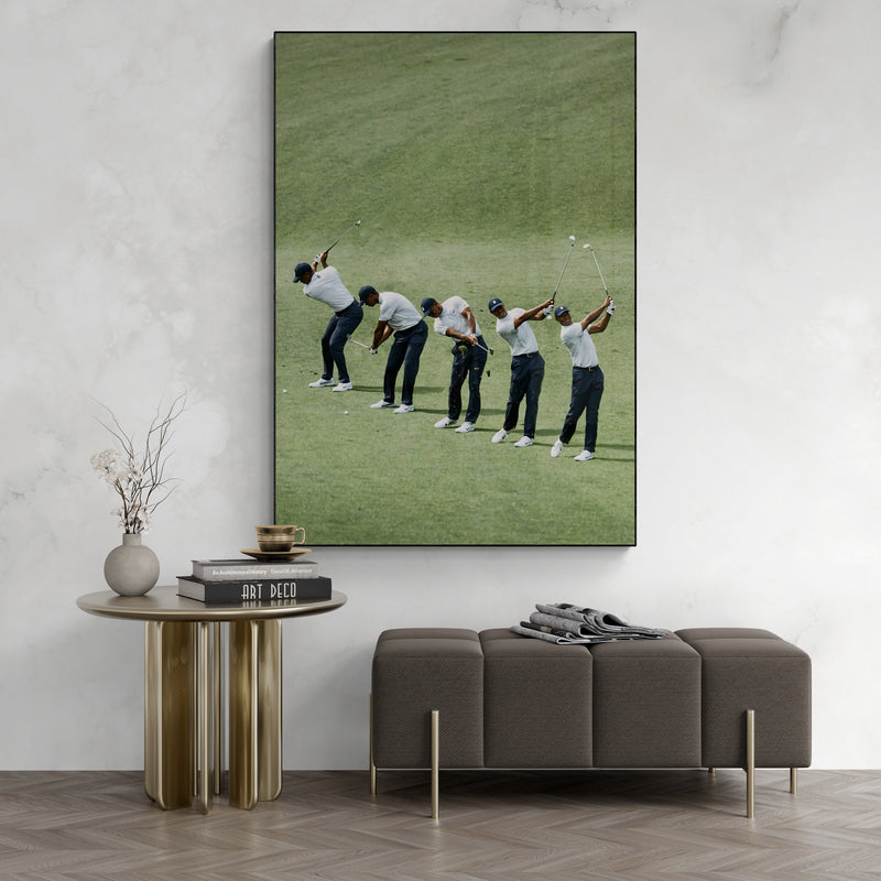 Tiger Woods 'Motion' Canvas