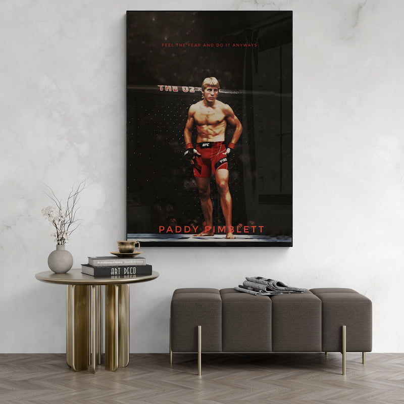Paddy Pimblett 'Feel the Fear' Canvas