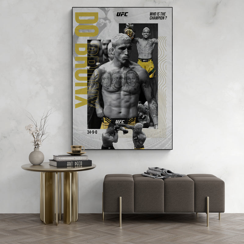 Charles Oliveira 'Bronx' Canvas