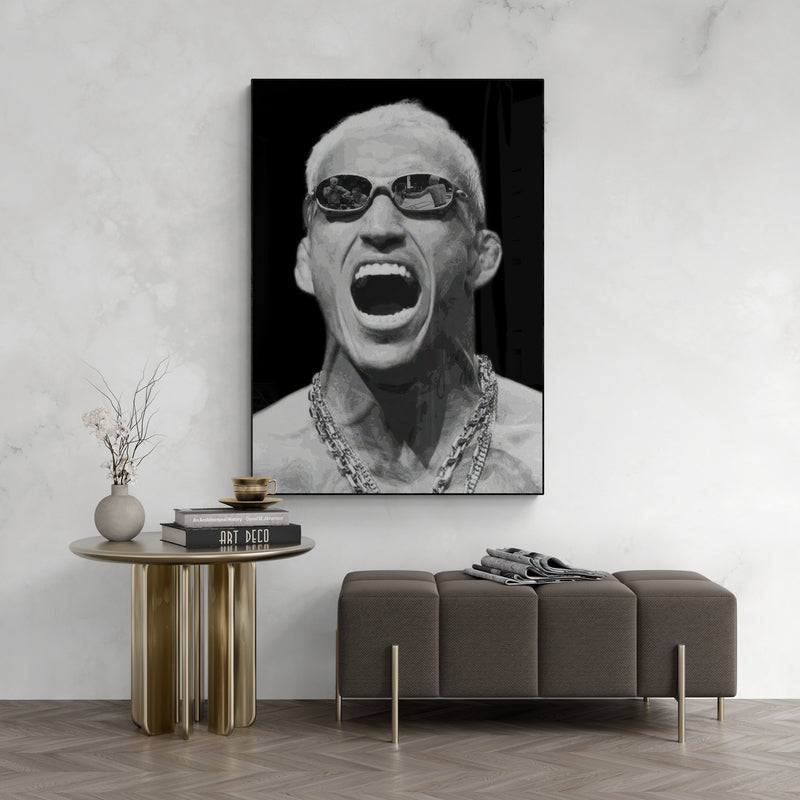 Charles Oliveira 'Conqueror' Canvas