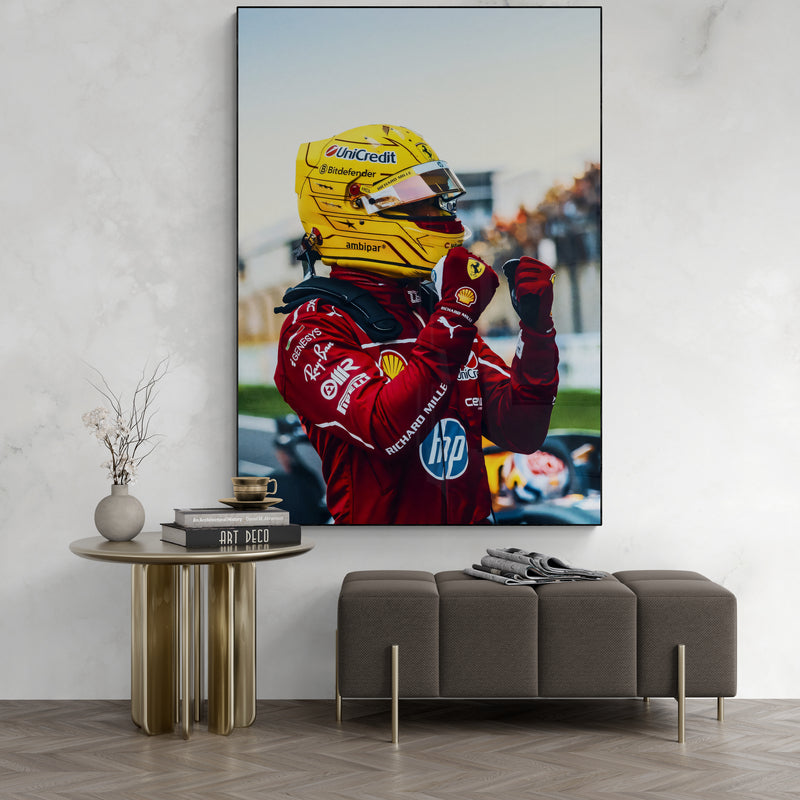 Lewis Hamilton 'Victory 25' Canvas